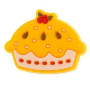 Cherry pie croc charm